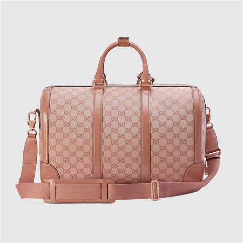 gucci pink duffle bag|genuine Gucci duffle bags.